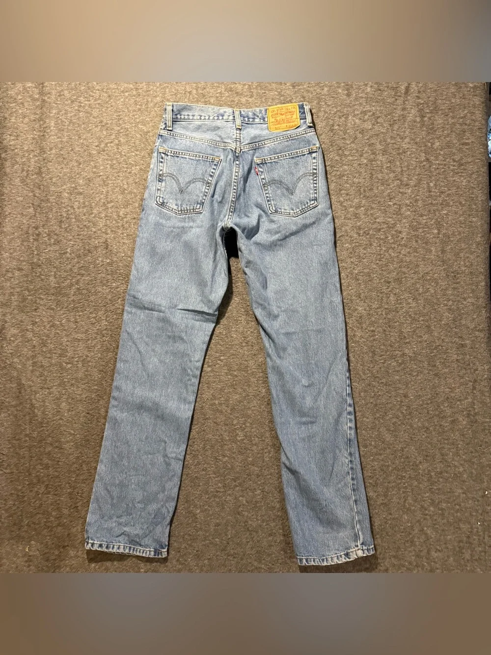 Levis 505 Vtg Jeans Mens 30x34 blue Regular Straight Fit Y2K Cotton Durable